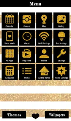 Gold Glitter Pattern Wallpaper android App screenshot 2