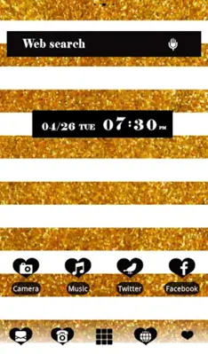 Gold Glitter Pattern Wallpaper android App screenshot 3